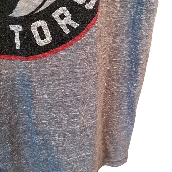 NBA boys medium Toronto Raptors soft gray t-shirt VGUC basketball - Picture 4 of 9
